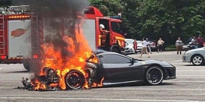 علت آتش گرفتن خودرو
